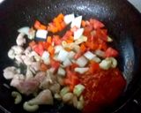 รูปขั้นตอนการทำที่ 4 ของ ผัดมักกะโรนีไก่