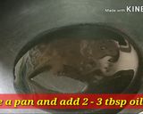 A picture of step 3 of Left over roti nasta in 10 minutes.
