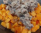 Foto del paso 5 de la receta: Tarta de calabaza y caballa!