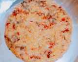 A picture of step 2 of Residue mawa/Milk cake.