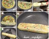 Foto langkah ke 4 dari resep Gyeran-mari 계란말이 (Korean Egg Roll / Rolled Omelette).