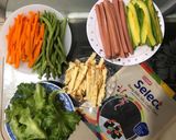 Hình bước làm 1 của món Kimbap keto