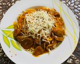 Foto langkah ke 3 dari resep > Spaghetti Cinta 💕.