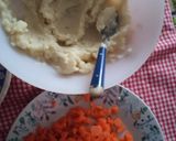 Foto del paso 3 de la receta: Pastel de patata y zanahoria con jamón y queso