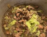 A picture of step 3 of Savoy Cabbage Lasagna with Spiced Cinnamon Ragu.