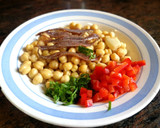 Foto del paso 1 de la receta: Hummus de garbanzos y anchoas a la cúrcuma