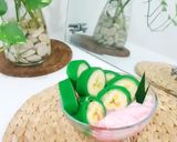 Foto langkah ke 7 dari resep Es Pisang Ijo Simpel Khas Makassar.