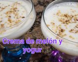 Foto del paso 6 de la receta Crema de melón con yogur y toppings