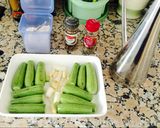 Foto del paso 1 de la receta Calabacines confitados 