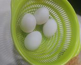粉絲蝦米蒸水蛋的食譜步驟1照片