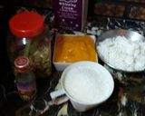 A picture of step 1 of Mango feerni.