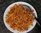 A picture of step 4 of Chinese bhel.