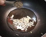 A picture of step 1 of Aloo Matter Ki bhujiya.