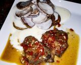 Foto del paso 8 de la receta: Papas al horno c/ Salsa Blanca y Lomo a la "criolla" 😏😁