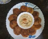 A picture of step 9 of Chickpeas healthy falafel & hummus.