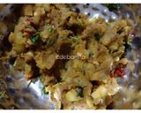 A picture of step 1 of Coconut Cutlet  (Narkel Chop).