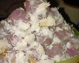 Foto langkah ke 10 dari resep Klepon Ubi Ungu Rice Cooker.