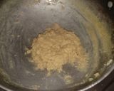 A picture of step 2 of Coconut laddo.