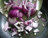 A picture of step 2 of Masalay dar baigan.