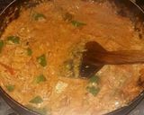 A picture of step 7 of Kadhai paneer.