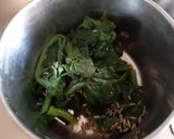 A picture of step 2 of Palak Puri.