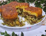 عکس مرحله 10 از دستور تهچین شوید باقالی با گوشت چرخکرده😋
