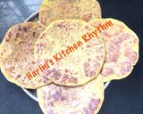 A picture of step 12 of Til ka pooran poli.