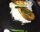 A picture of step 3 of Ilish Machh Bhaja: (Fried Hilsa with Steamed Rice).