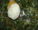 A picture of step 3 of French beans chutney.