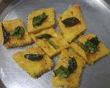 બેસન અને સોજીના ઢોકળા (Besan Sooji Dhokla Recipe In Gujarati) રેસીપી સ્ટેપ5ફોટો