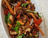 A picture of step 19 of My Orange, Ginger Salmon with Salad.