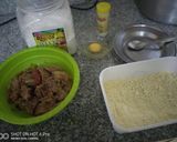 A picture of step 2 of Fried mutton snack#4weekschallenge.
