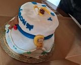 Két emeletes torta: nutellás és meggyes recept fázis 18 fotója