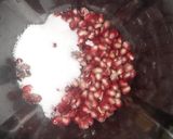 A picture of step 1 of Pomegranate juice.