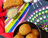 A picture of step 5 of Til Jagarry Laddu.