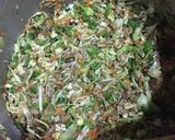 A picture of step 5 of Chicken fried Rice & chicken Manchurian.