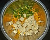 A picture of step 4 of PANEER CORN, CELERY, AND PARSLEY SANDWICH.