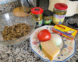 Foto del paso 1 de la receta: Ensalada de lentejas con salsa pesto y queso grana padano