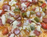 Foto langkah ke 7 dari resep Pizza homemade no telur, simpel irit dan enak.