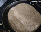 A picture of step 1 of Til Chikki.