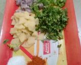 A picture of step 1 of Attay kai pakoray.
