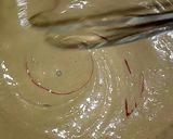 A picture of step 1 of Redvelvet swiss roll.