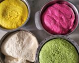 A picture of step 10 of Holi Special Natural Coloured Mini Buns.