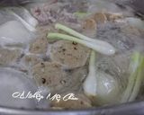 Hình bước làm 1 của món Bánh canh thịt băm, bò viên