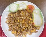 Foto langkah ke 3 dari resep Nasi Goreng Abon Sapi.