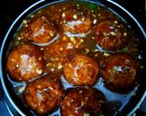 शेजवान नूडल्स विथ मंचूरियन (Schezwan noodles with manchurian recipe in Hindi) रेसिपी चरण 9 फोटो