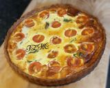 A picture of step 5 of 🍅🍃🍕Pizza Quiche🍕🍃🍅.