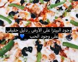 صورة لخطوة 11 من وصفة بيتزا سريعة بعجينة سائلة دون عجن ومكونات سهلة جدا 🥰