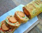 Foto langkah ke 4 dari resep Telur gulung sosis sayur.