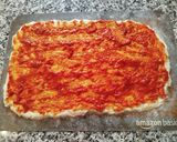 Foto del paso 11 de la receta: Pizza normal o sin gluten estirada o enrollado de pollo y queso